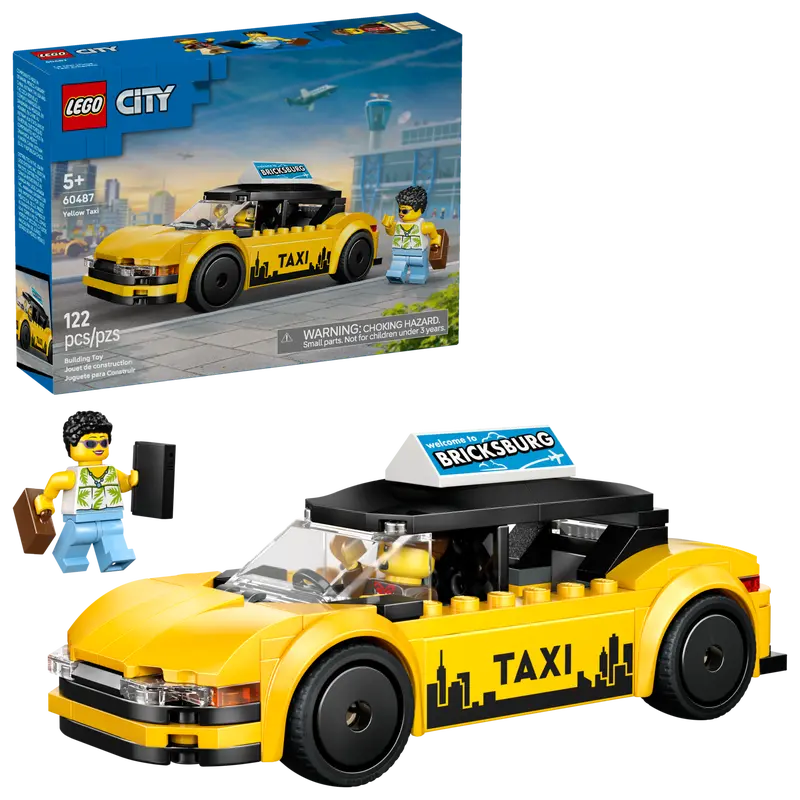 LEGO City - Yellow Taxi (60487) | LEGO - imagine 9