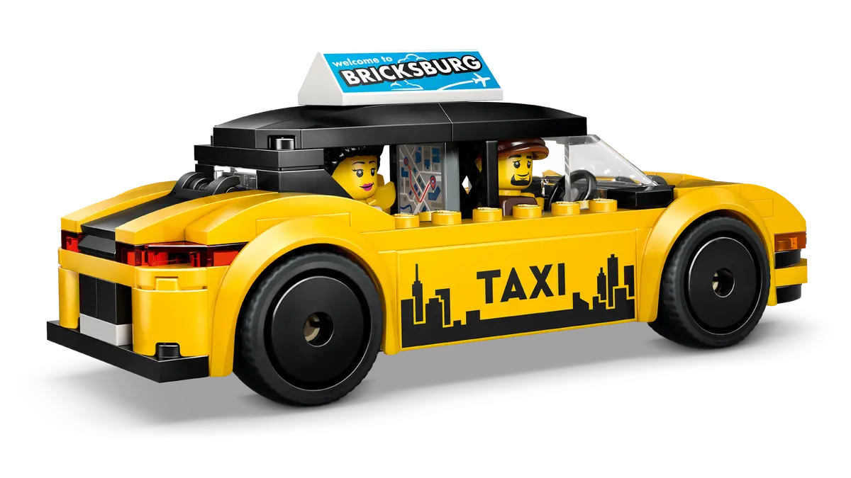 LEGO City - Yellow Taxi (60487) | LEGO - imagine 3