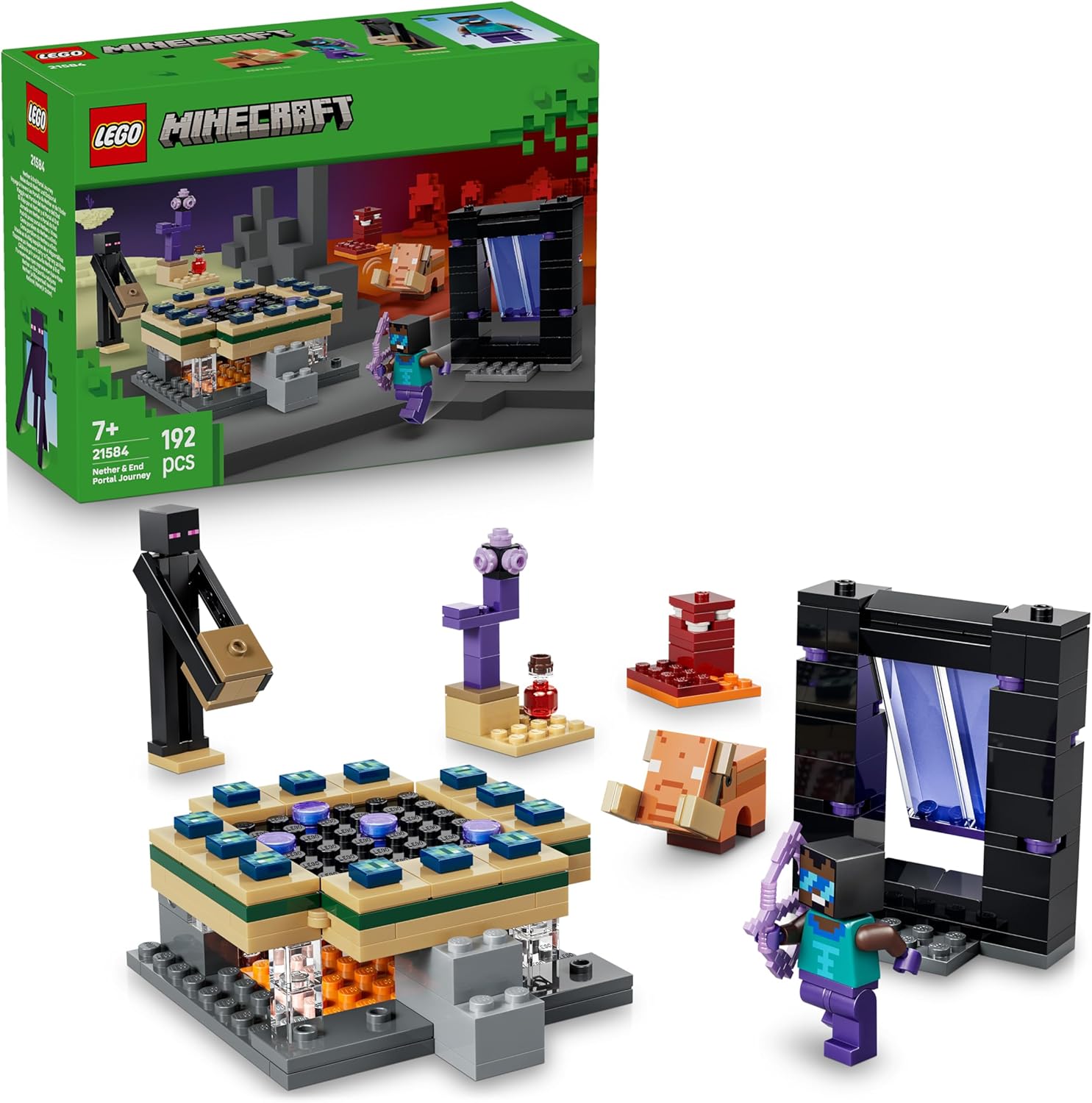 LEGO Minecraft - Nether and End Portal Journey (21584) | LEGO - imagine 8
