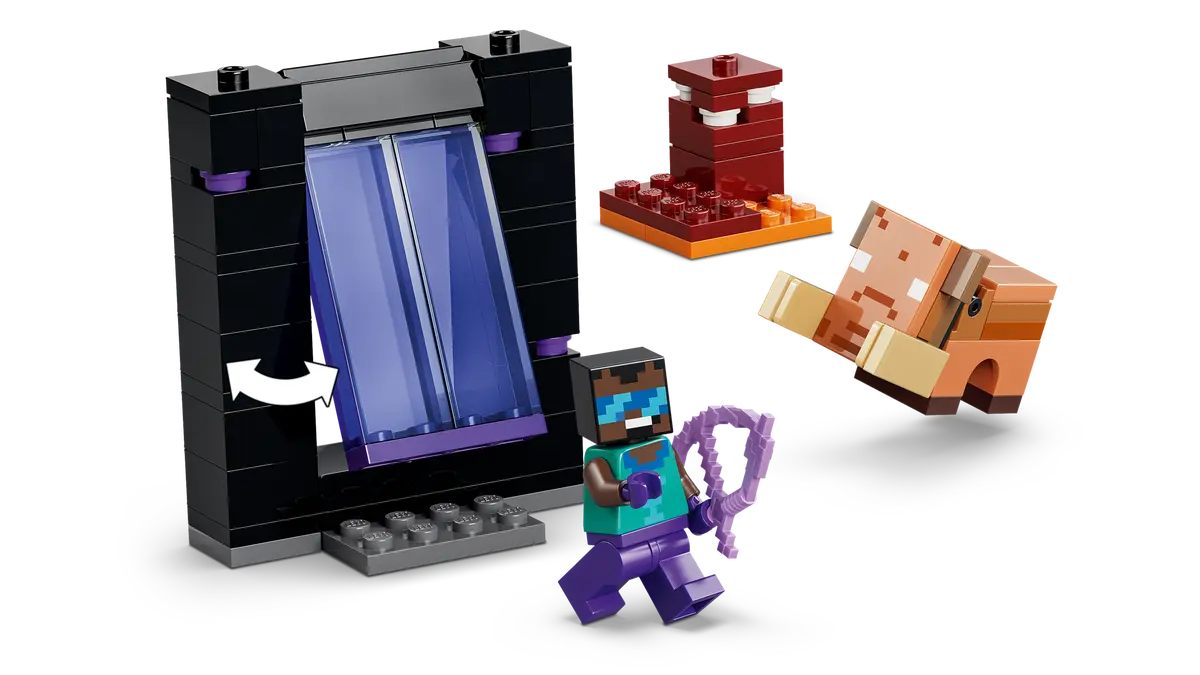 LEGO Minecraft - Nether and End Portal Journey (21584) | LEGO - imagine 4