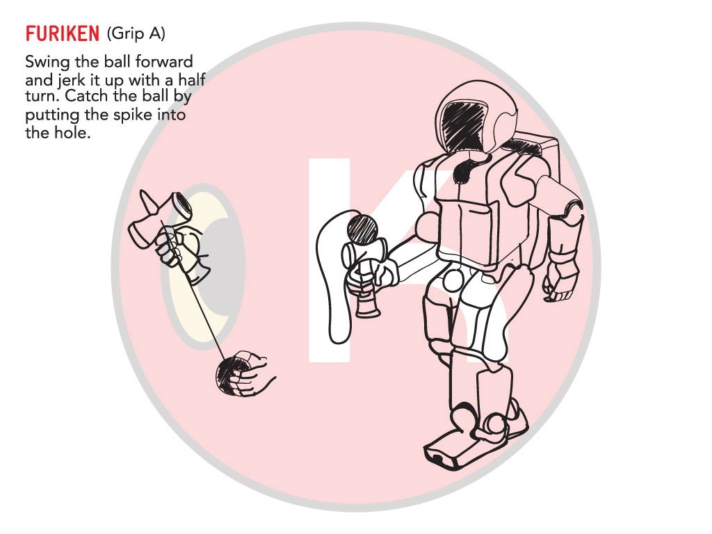 Jucarie de indemanare - Kendama Record Plus - Stardance MC | Kendama Europe - 9
