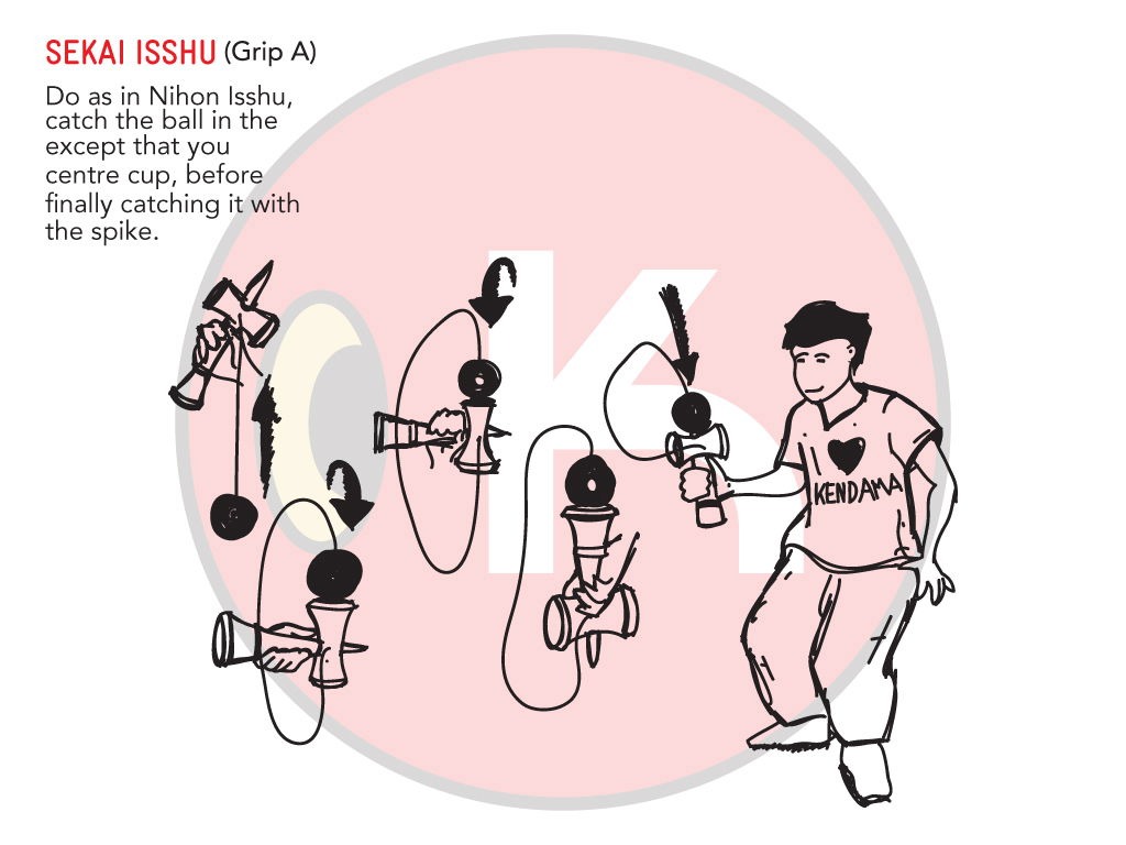 Jucarie de indemanare - Kendama Record Plus - Stardance MC | Kendama Europe - 10