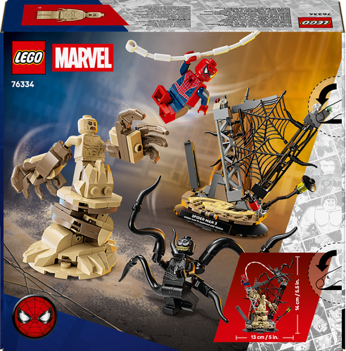 LEGO Marvel - Batalie memorabila: Omul Paianjen vs Sandman (76334) | LEGO - imagine 2