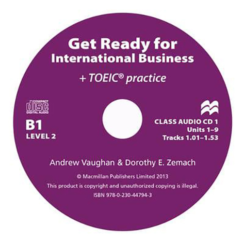 Get Ready For International Business 2 Class Audio Cd | Vaughan A. Zemach