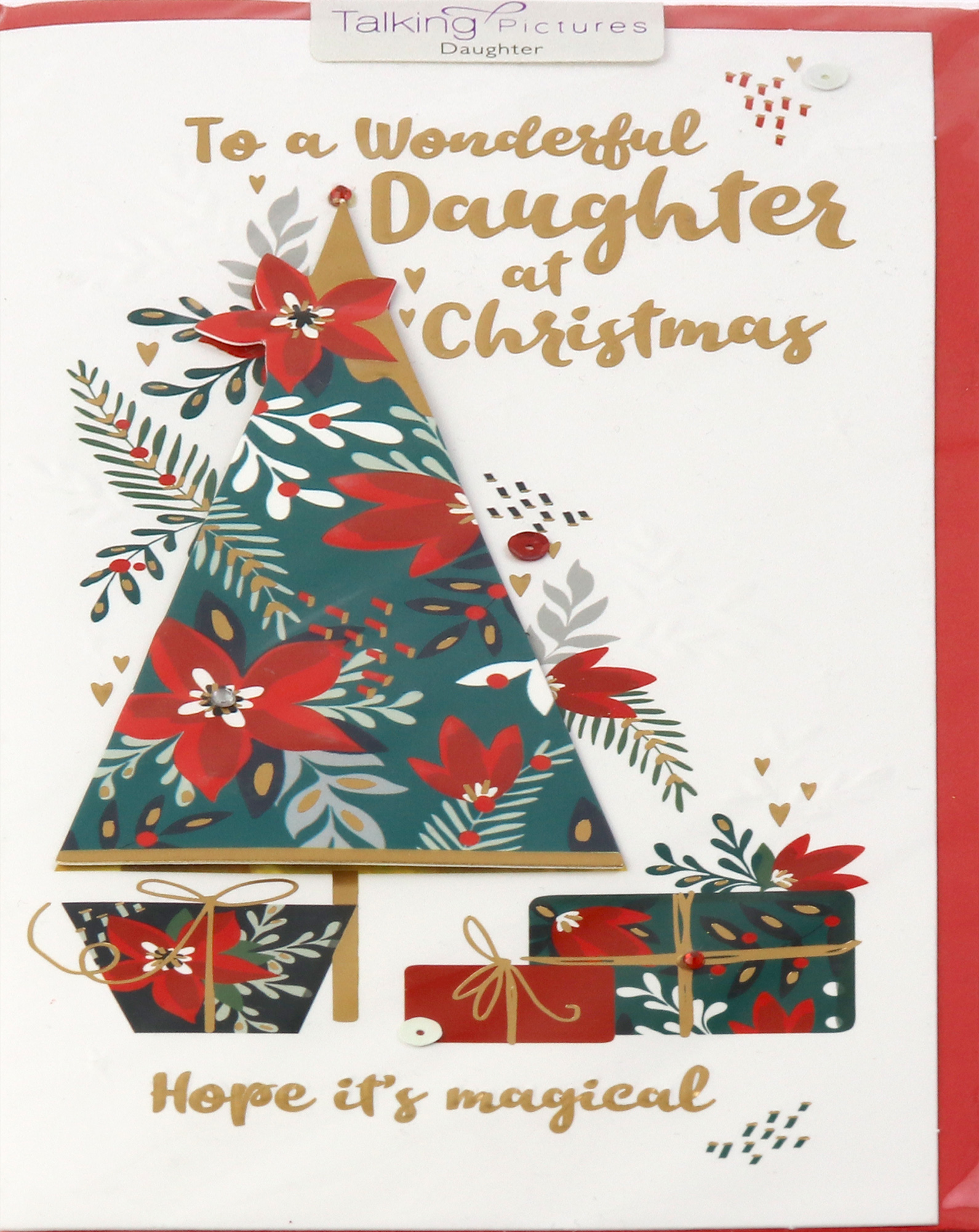 Felicitare - To A Wonderful Daughter At Christmas Hope It\'s Magical | Talking Pictures