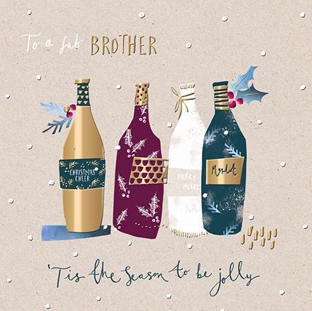  Felicitare - Brother - 'Tis the Season to Be Jolly | The Curious Inksmith 