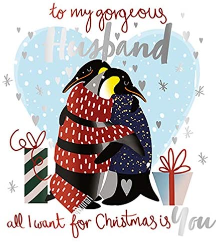 Felicitare - Gorgeous husband all I want for Christmas | Ling Design