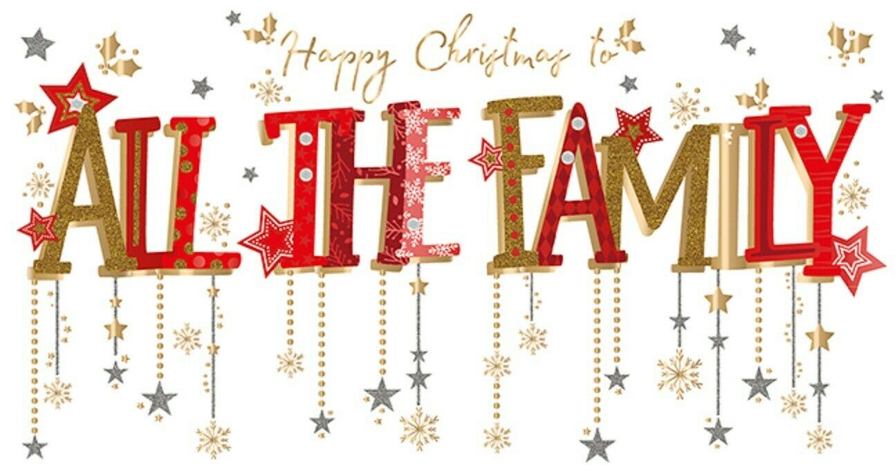 Felicitare - Happy Christmas To All The Family | Talking Pictures