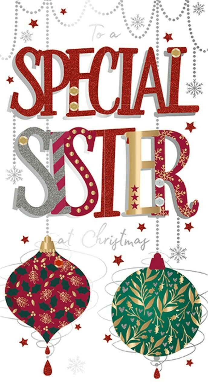  Felicitare - To A Special Sister At Christmas | Talking Pictures 