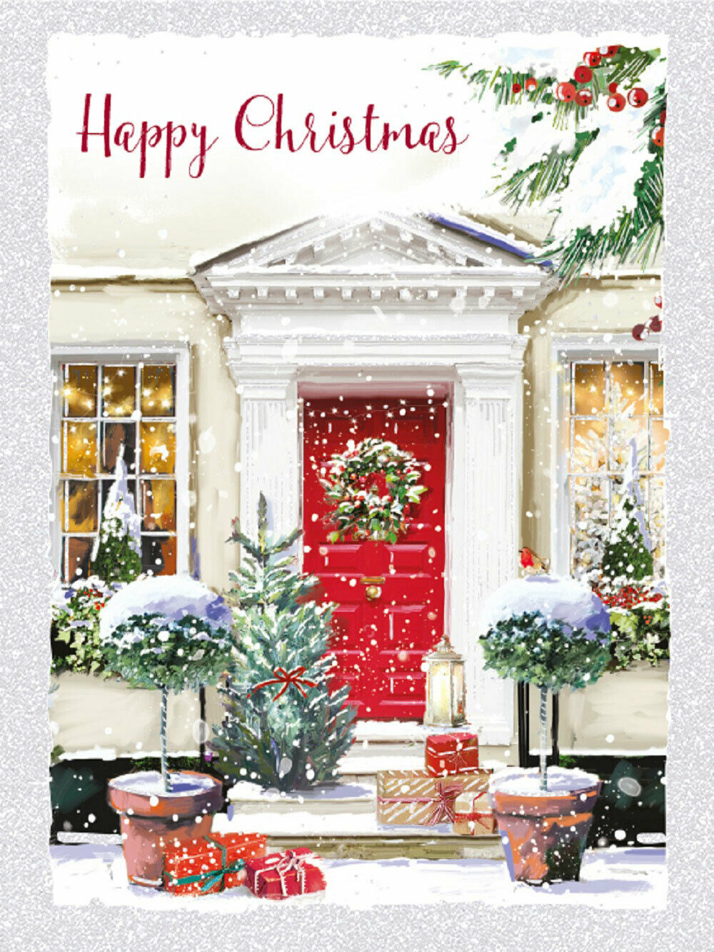 Felicitare - Red Door Welcome Home Happy Christmas | Ling Design