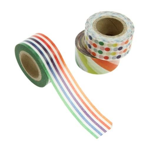 Japanese Washi Masking Tape - Mini Set of 3 kids tape set | MT