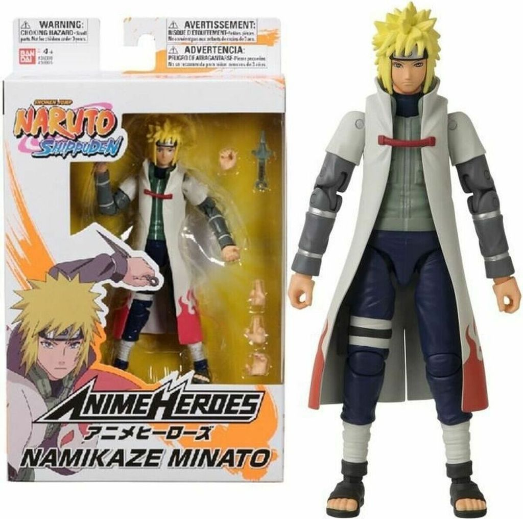 Figurina - Naruto Shippuden Anime Heroes - Namikaze Minato | Bandai - imagine 4