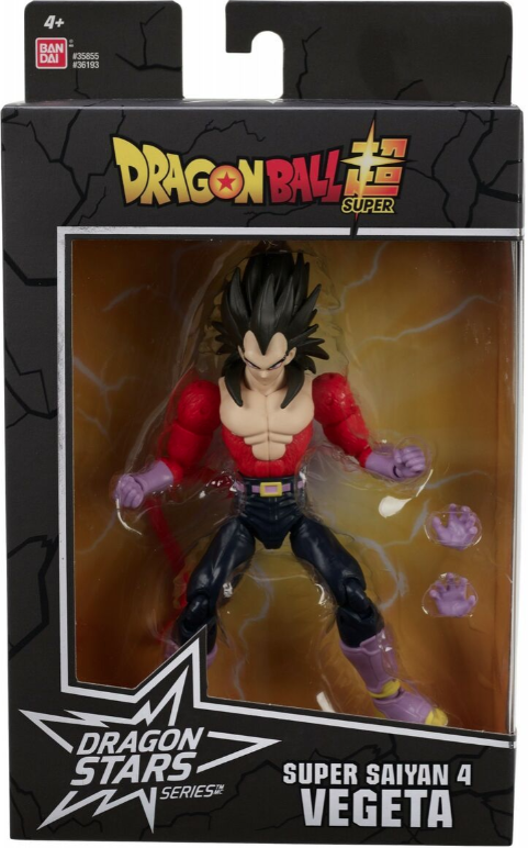 Figurina - Dragon Ball - Dragon Stars series - Super Saiyan 4 Vegeta | Bandai - imagine 6