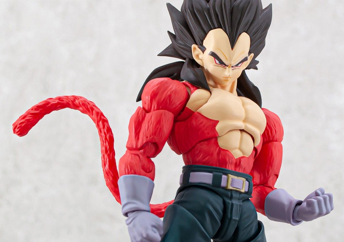 Figurina - Dragon Ball - Dragon Stars series - Super Saiyan 4 Vegeta | Bandai - imagine 5