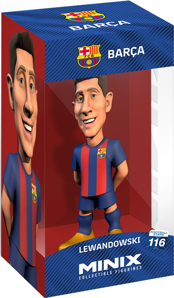 Figurina - FC Barcelona - Lewandowski | Minix - imagine 3