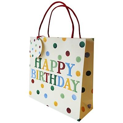 Punga cadou - Polka Text Happy Birthday | Emma Bridgewater