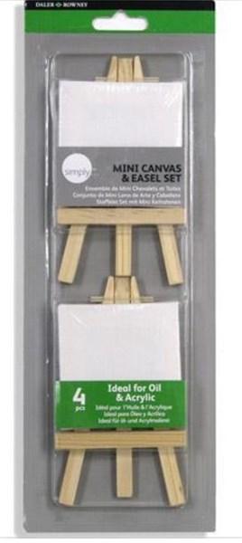 Mini Canvas and Easel | Daler Rowney