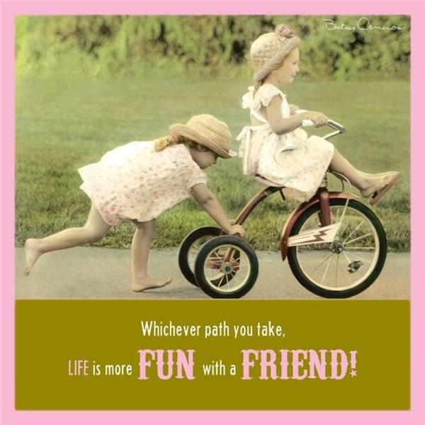 Felicitare - Whichever path you take, life is more fun with a friend! | M.I.L.K.