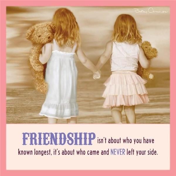 Felicitare - Friendship isn\'t about who you have known longest, it\'s about who came and never left your side | Betsy Cameron