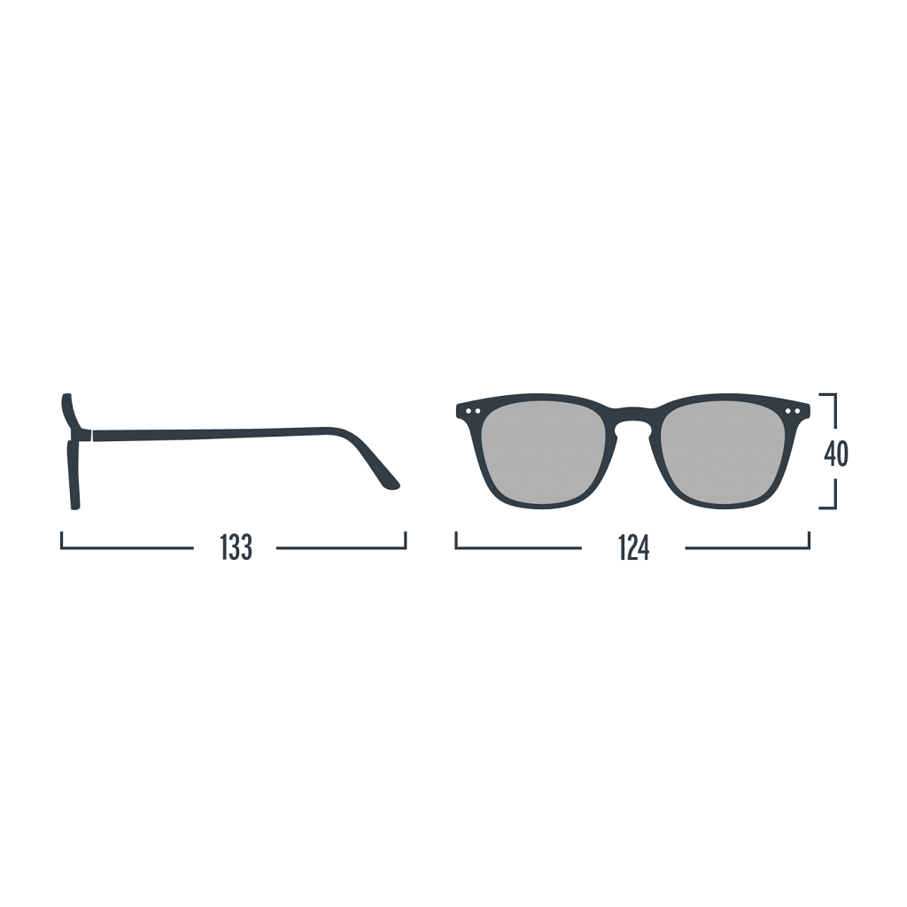 Ochelari de soare +0.00 - Sun Junior - #E Slate Blue - Soft Grey Lenses | Izipizi