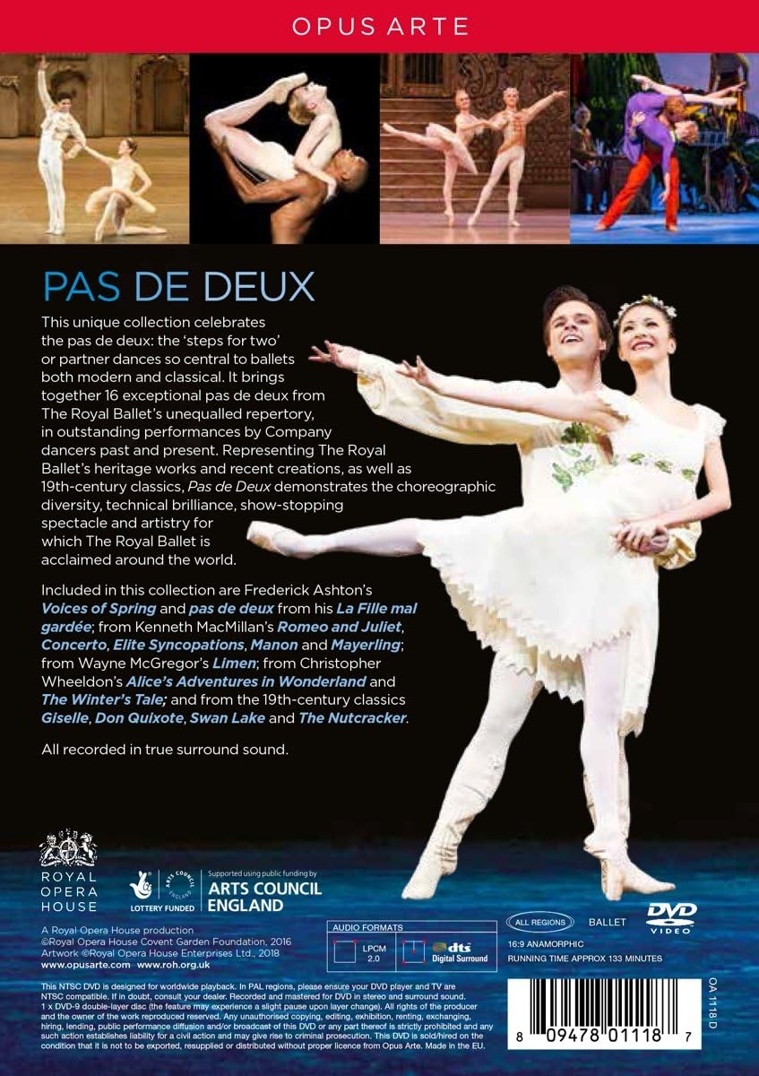 Pas De Deux (DVD) | Royal Opera House