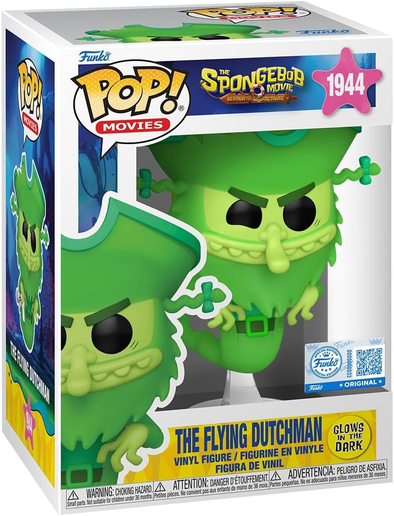 Figurina - Pop! Movies - The SpongeBob Movie: The Flying Dutchman (Glows In the Dark) | Funko - imagine 3