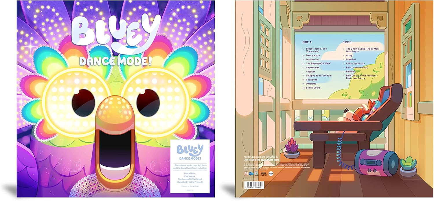 Bluey Dance Mode! (Orange Vinyl) | Joff Bush, The Bluey Music Team - imagine 2