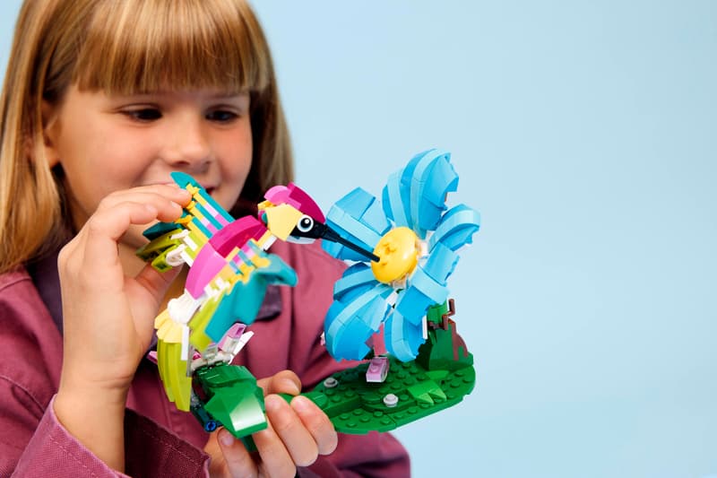 Lego Creator 3 in 1 - Animale salbatice: Colibri colorat (31384) | LEGO - imagine 5