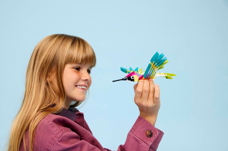 Lego Creator 3 in 1 - Animale salbatice: Colibri colorat (31384) | LEGO - imagine 6