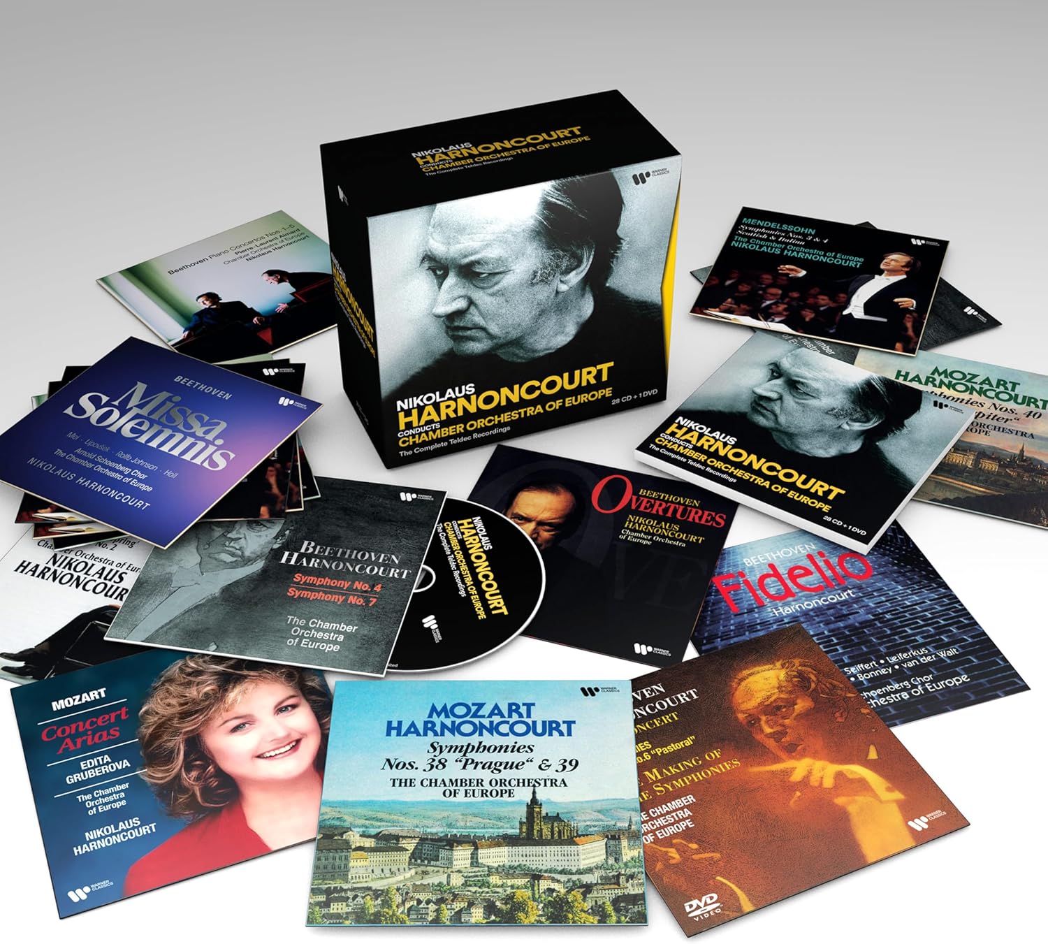 Nikolaus Harnoncourt conducts Chamber Orchestra of Europe - The Complete Teldec Recordings (28CDs+DVD Box Set) | Nikolaus Harnoncourt, Chamber Orchestra of Europe - imagine 2