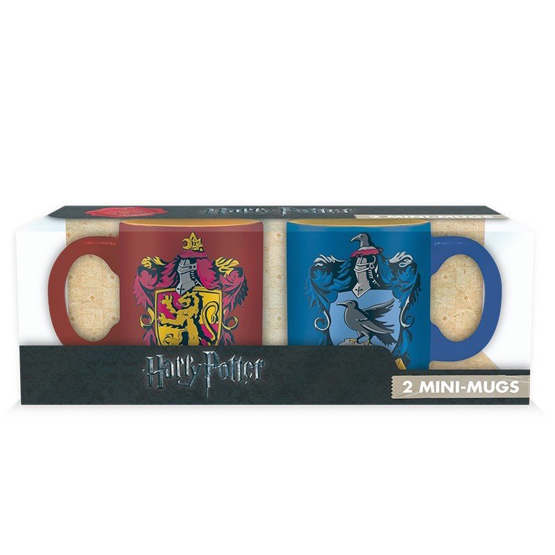 Set 2 cesti mini espresso - Harry Potter - Gryffindor & Ravenclaw | AbyStyle