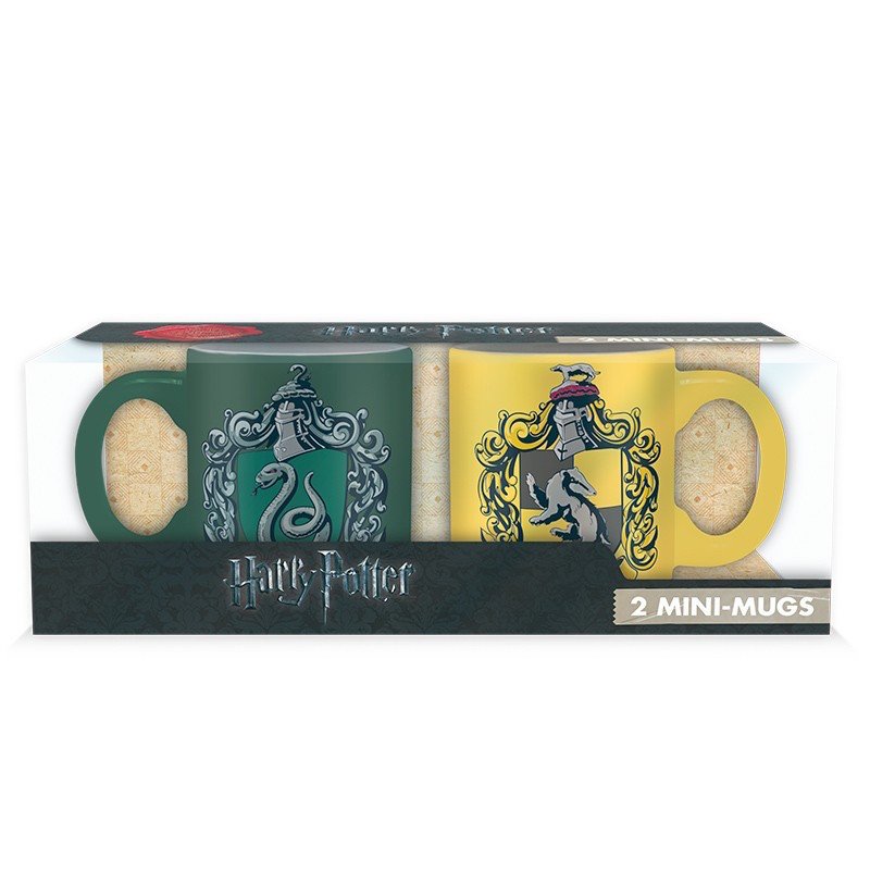 Set 2 cesti mini espresso - Harry Potter - Slyth. & Huffle | AbyStyle
