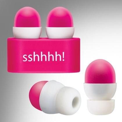 1 Pair of Re-Useable Hot Pink Ear Plugs | If (That Company Called)