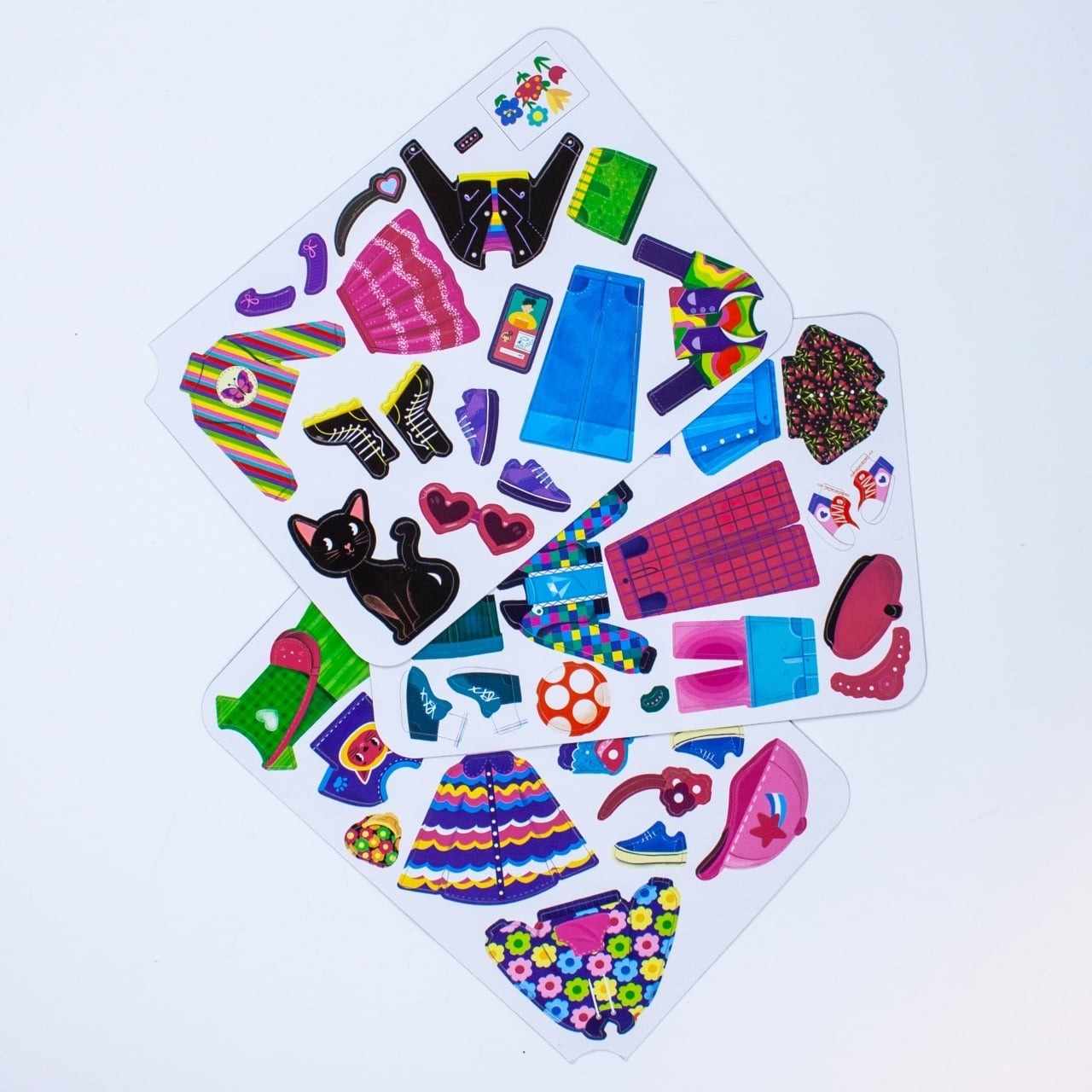 Puzzle magnetic in cutie metalica - Tinutele mele colorate, 45+ piese | Mimorello - 1