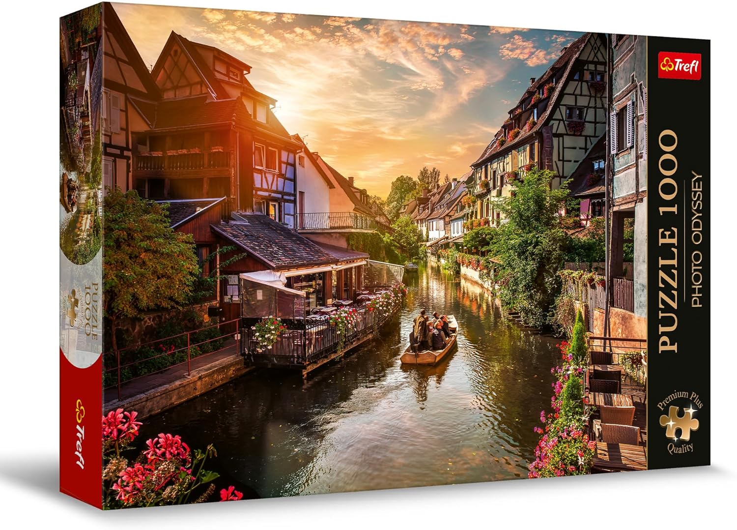 Puzzle 1000 piese - Photo Odyssey - Little Venice in Colmar, France | Trefl - 1