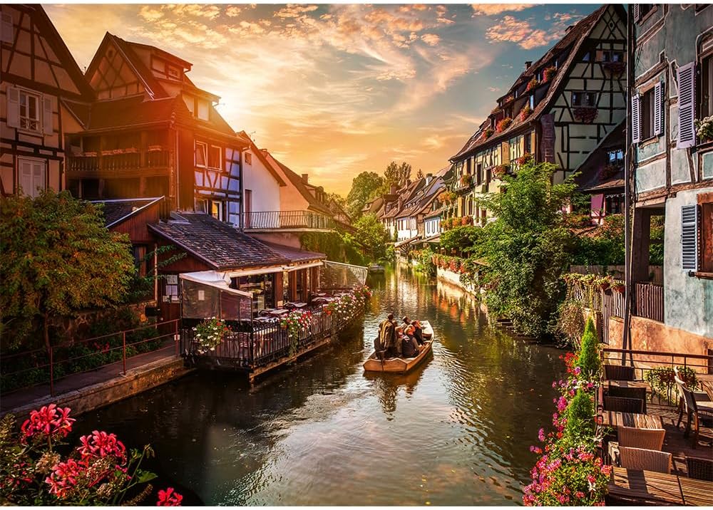 Puzzle 1000 piese - Photo Odyssey - Little Venice in Colmar, France | Trefl