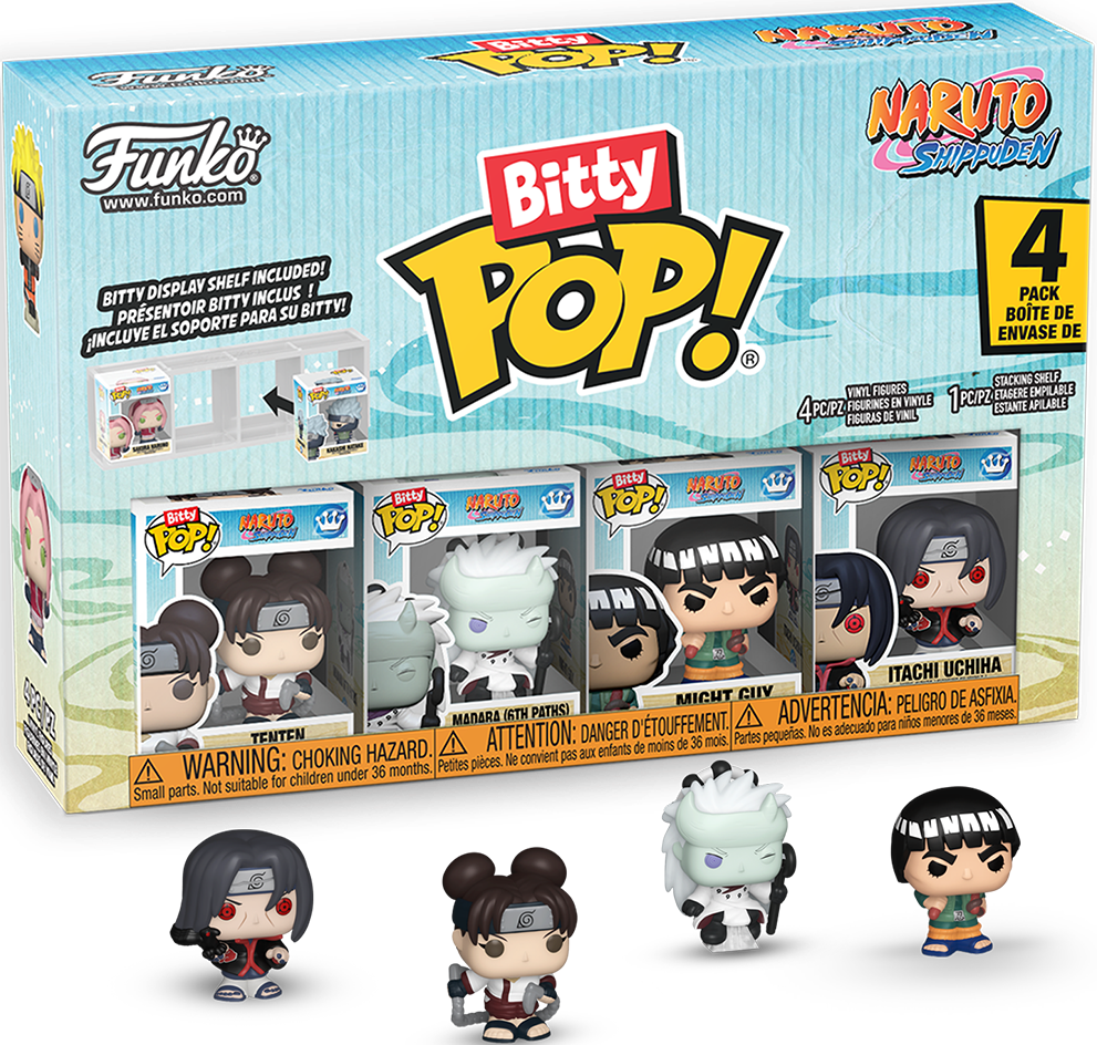Set 4 figurine - Funko Bitty Pop! Naruto Shippuden - Series 3 | Funko - imagine 2