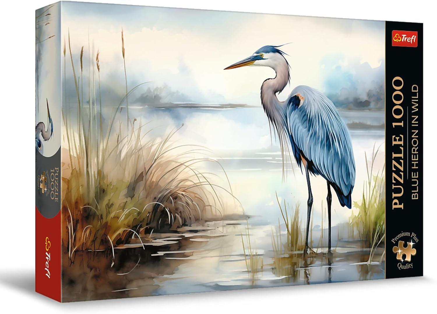 Puzzle 1000 piese - Blue Heron in The Wild | Trefl - 1