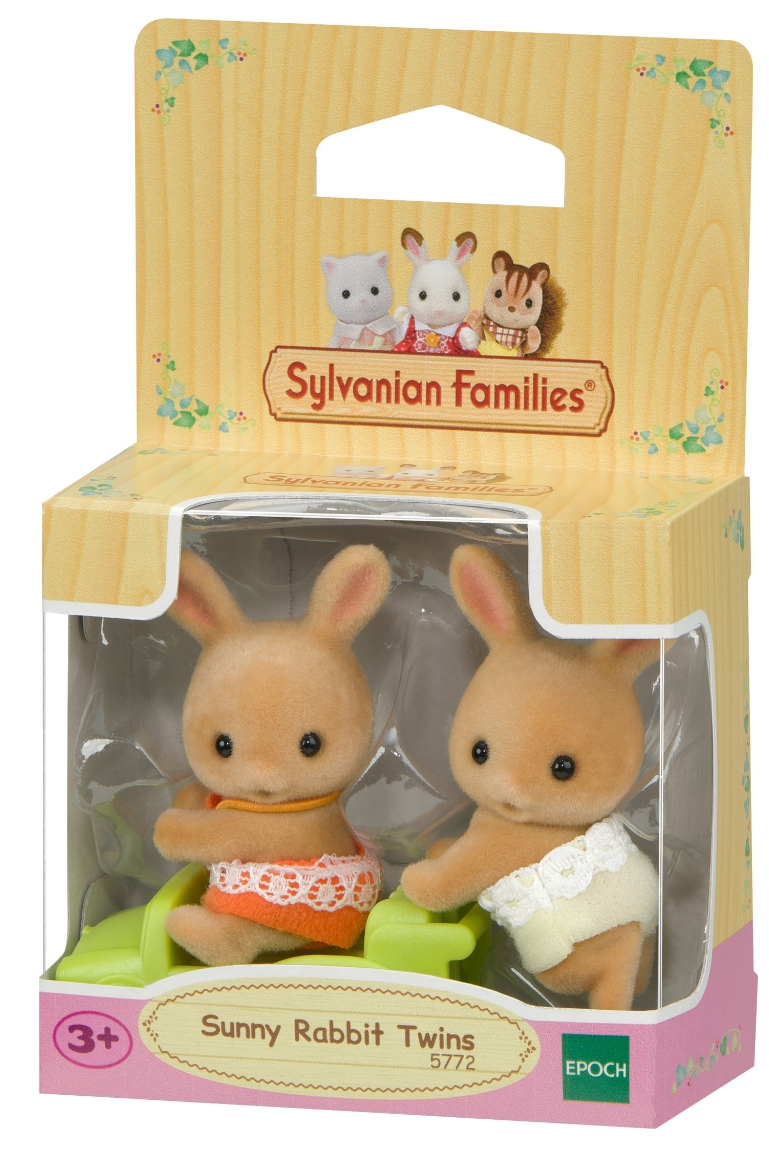 Set 2 figurine - Sylvanian Families - Gemeni iepurasi Sunny | Epoch - imagine 2