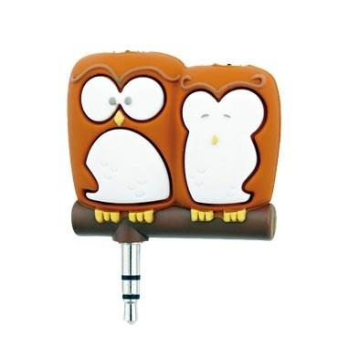 Headphone Splitters - Owls | Gift Republic