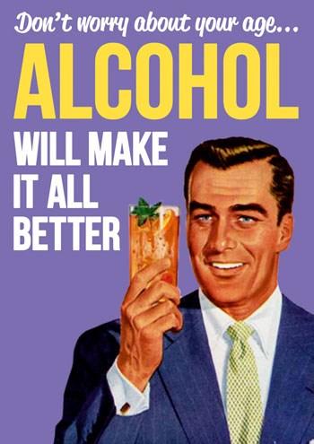 Felicitare - Alcohol will make it all better | Dean Morris Cards