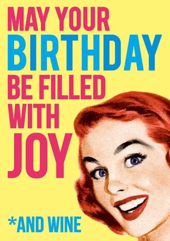 Felicitare - May your Birthday be filled with Joy | Dean Morris Cards