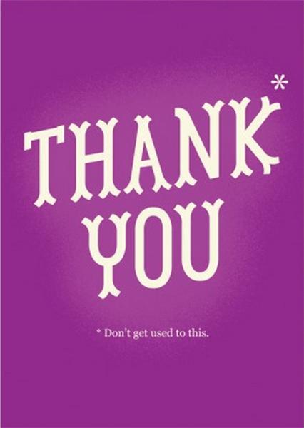 Star Thank You Greeting Card |