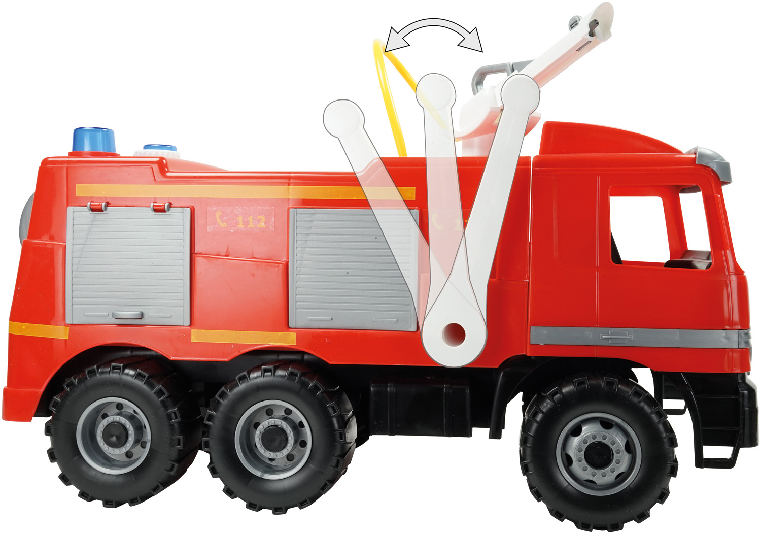 Masina - Mercedes Fire Truck, 64cm | Lena - 1