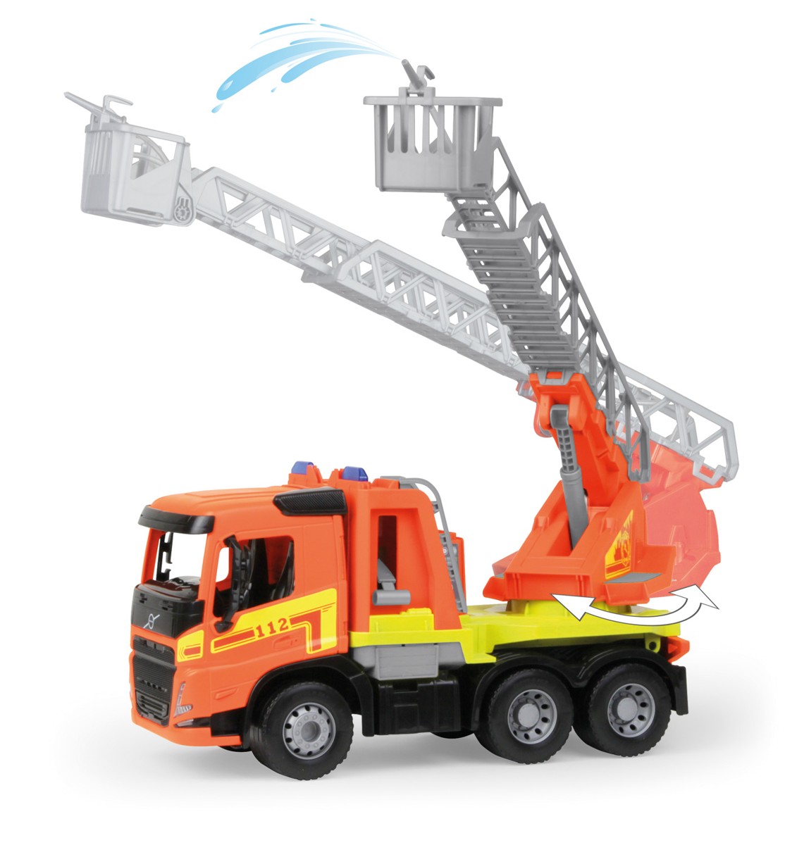 Masina - Camion pompieri Volvo cu scara | Lena - 3