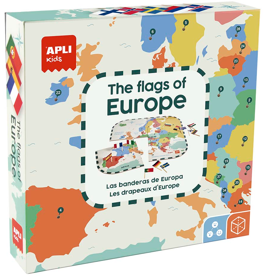 Puzzle educativ - Flags of Europe | Apli - 3