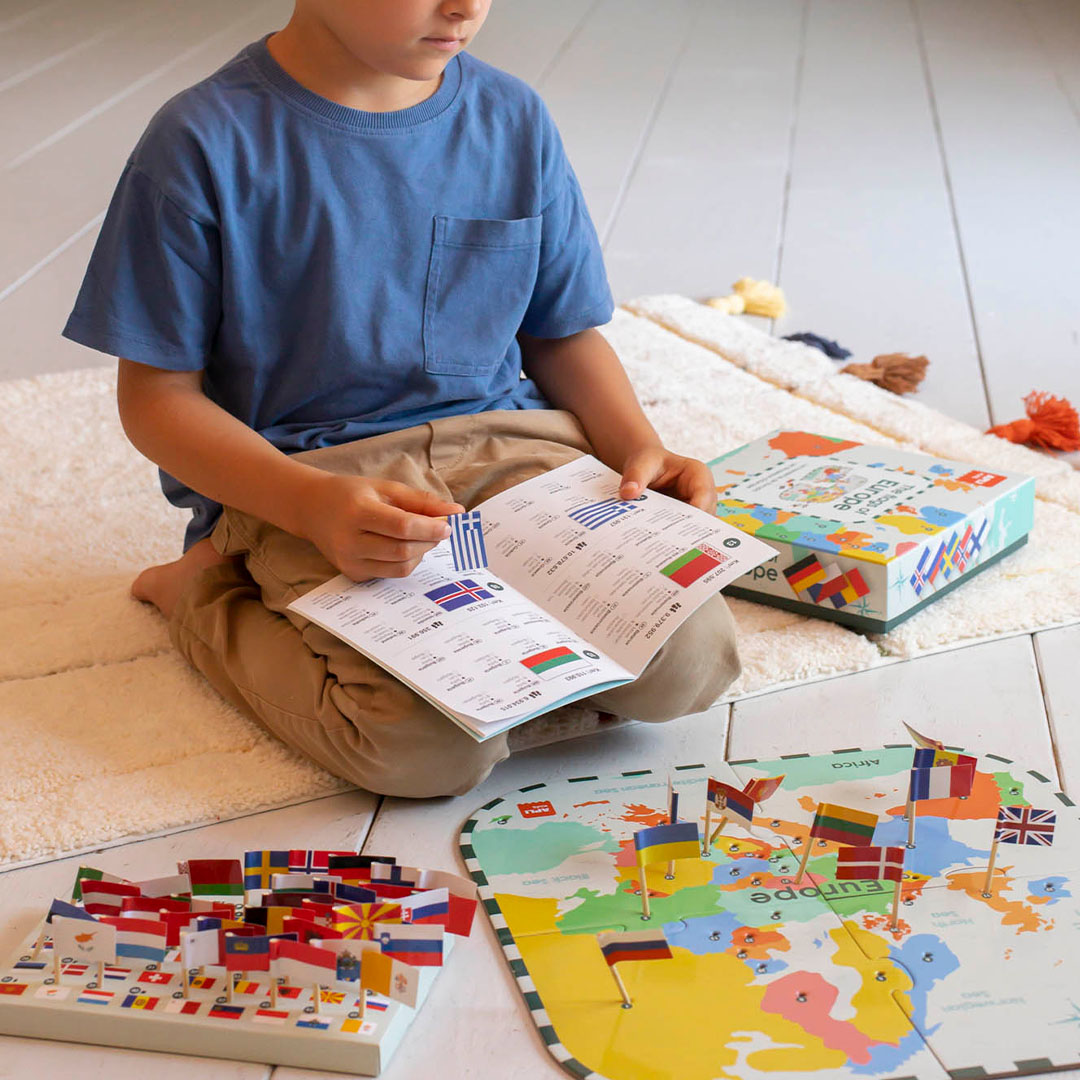 Puzzle educativ - Flags of Europe | Apli - 2