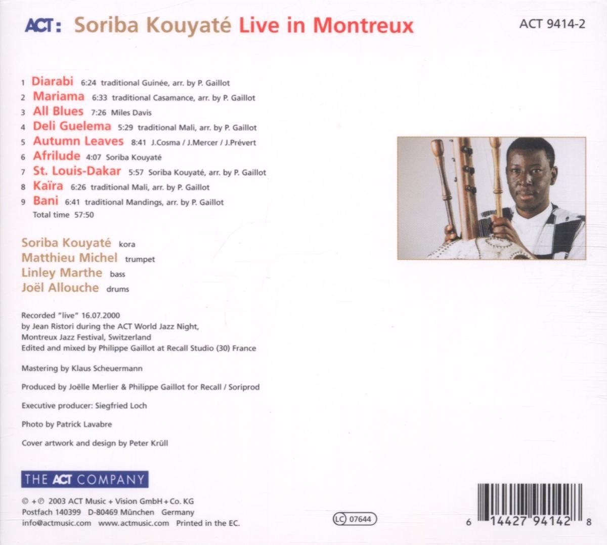 Live in Montreux | Soriba Kouyate