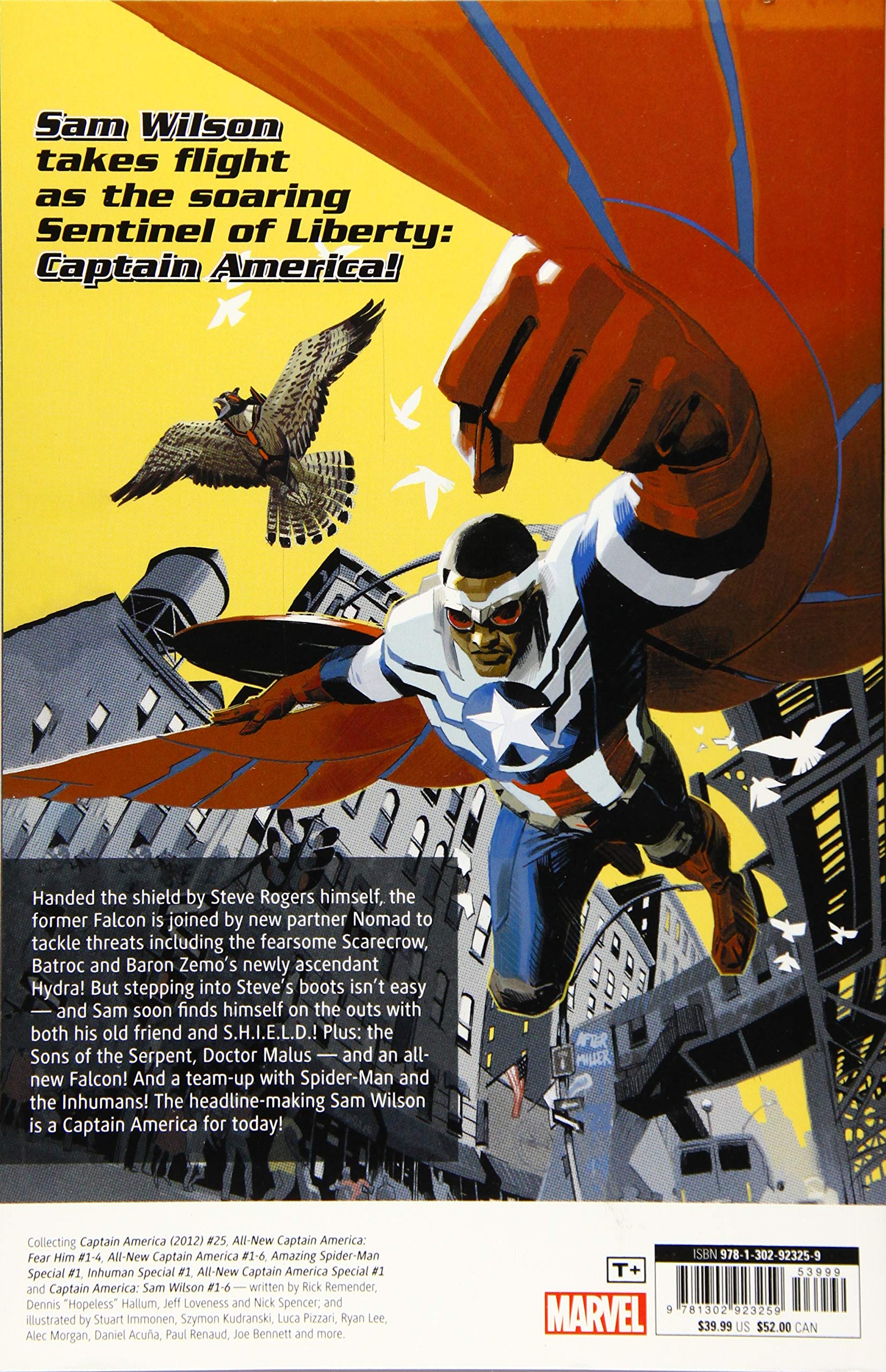 Captain America: Sam Wilson - The Complete Collection - Volume 1 | Rick Remender, Dennis Hopeless, Jeff Loveness - 1 | YEO