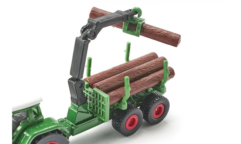 Jucarie - Tractor with forestry trailer | Siku - 4